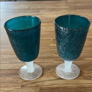 NWOT Orvieto Handmade Goblets-Set of 2